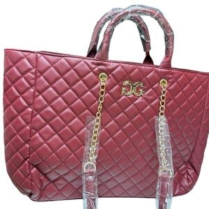 Gilda Paris Large Quilted Weekender Tote Bag